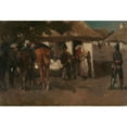 thumbnail image 3 of George Hendrik Breitner 14x11 Black Modern Framed Museum Art Print Titled - Billeting the Troops (1880 - 1919), 3 of 5