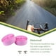 thumbnail image 5 of Soidarity Cinta para manillar de bicicletas con enchufe de barra Empuñaduras de amortiguación para ciclismo Envolturas Cintas transpirables de Ciclismo Rosado, 5 of 6