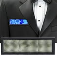 thumbnail image 3 of LED Name Badge Scrolling Message Tag Chinese 4 Character Sign Display with 550 Chinese Characters, 750 English Characters, Multi Language Display, for Stations, Airports,, 3 of 7