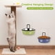 thumbnail image 4 of 2 cuencos elevados de acero inoxidable para gatos, con adhesivo para colgar en la pared, 4 of 8
