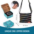thumbnail image 6 of ZIPIT Shoulder Bag for Girls, Adjustable Crossbody Purse, Gift Box Included, Black, 6 of 9