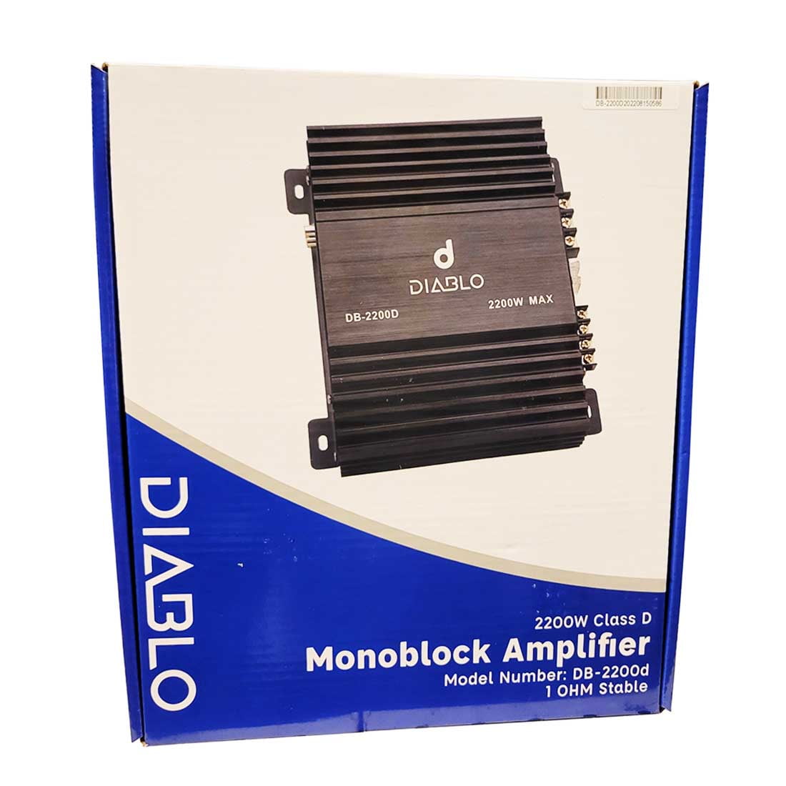 Diablo DB-4500D Mayhem Series: 4500W Max, Mono Amp, Class-D, 1-Ohm