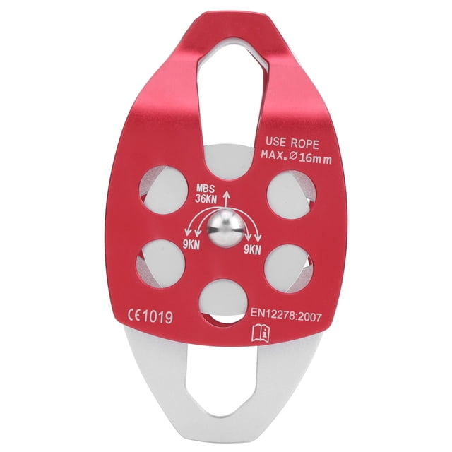 Polea De Rescate Accesorio De Escalada De Supervivencia 36KN Polea Doble Para Escalada ANGGREK Otros