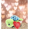 thumbnail image 4 of DolliBu I LOVE YOU Plush Blue Shell Sea Turtle – Cute Stuffed Animal with Heart Message for Valentines, Anniversary, Romantic Date, Boyfriend, Girlfriend Gift – 6 Inches, 4 of 6