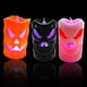 thumbnail image 2 of Yuarrent Conveniente luz LED colorido luminoso exquisito candelabro hecho a mano cabeza de calavera velas lámpara decoración de Halloween para el Iluminación navideña Naranja Yuarrent HA068219-01, 2 of 6
