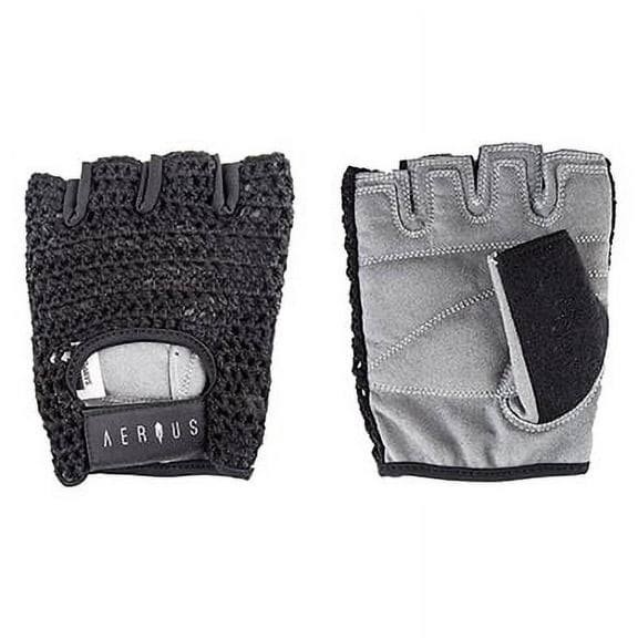 Aerius Retro Mesh Glove Black LG Unisex Fingerless