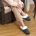 thumbnail image 2 of HA-EMORE Women Soft Plush Lightweight House Slippers Winter Warm Arch Support Slippers, 2 of 9