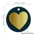 thumbnail image 6 of Inkdotpot Real Gold Foil Made With Love Wedding Tags Favor Hang Paper Tags 100 Pieces, 6 of 6