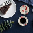 thumbnail image 5 of JOOCAR Christmas Coasters, Christmas Gnome Hearts, Suitable for Home Kitchen Table Bar Decoration Housewarming Gift Coasters Set of 4, 5 of 5