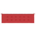 thumbnail image 4 of Cojín para Banco de Jardín Casafoyer Rojo 180x50x3 cm Poliéster, 4 of 5