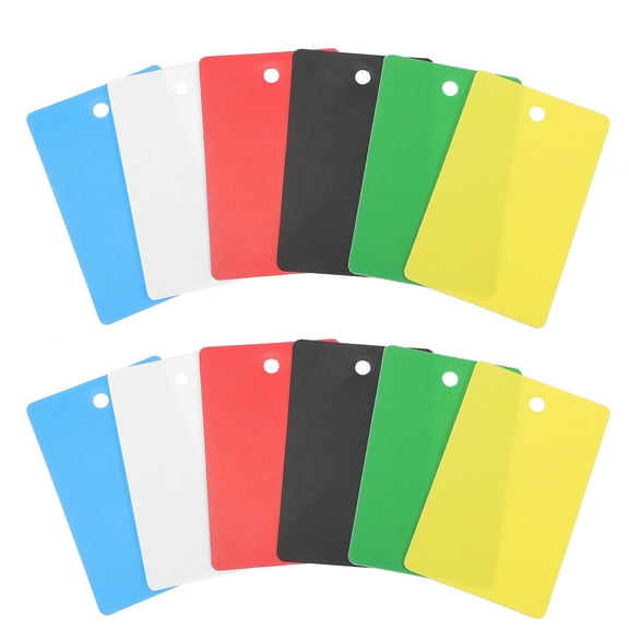 HAMPPLIES Badge Buddy Id Card Holders 30Pcs Black for Hospital Environment Vertical Badge Holder