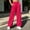 Hot Pink, variant on CaComMARK PI Wide Leg Sweatpants for Women High Waisted Baggy Pants Lightweight Straight Leg Casual Pants with Pockets Mint Green