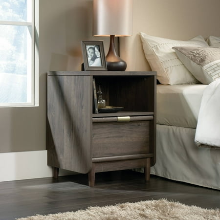 Sauder International Lux Night Stand, Fossil Oak