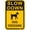 Warning Sign 3, variant on Slow Down Signs Pedestrian Sign - 8"x12" Aluminum Street Yard Warning Sign, Pedestrian Safety Decor for Home Business Street Road