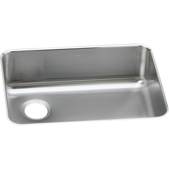 Elkay ELUH2317L Lustertone Undermount 25-1/2 in. x 19-1/4 in. Single Bowl Sink (Stainless Steel)