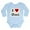Sky Blue, variant on CafePress - I Love Omi Body Suit - Long Sleeve Cotton Baby Bodysuit