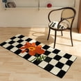 thumbnail image 2 of Runner Rugs, Runners for Hallways Kitchen Runner Rug Black Runner Rug Checkered Runner Rug Hall Runner Rug(D), 2 of 8