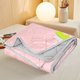 thumbnail image 4 of Edredón de verano de fibra de seda | Manta ligera de poliéster | Color liso rosa, verde, azul y menta | Funda de cama transpirable y fresca | Regalo acogedor para las noches de verano en int, 4 of 5