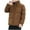 Brown Coat For Man, variant on LpwkSSA Men's Down Coats Plus Size Solid Color Casual Outdoor Hooded Zip Button Cotton Padded Jacket Long Sleeve Winter Thick Warm Parka Coat Black XXL