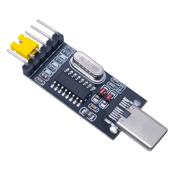 FVH USB-C Type-C Male To TTL Converter UART STC Module Serial Programmer CH340G CH340 3.3V 5V Adapter Replace PL-2303