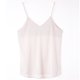 thumbnail image 4 of ZHAOCHENG Primavera y verano Sexy seda satén ropa de abrigo fina suelta dentro de la camisola parte inferior camisa Tops mujeres (negro), 4 of 4