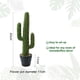 thumbnail image 2 of Flor artificial artificial, bonsái de cactus tropical, decoración creativa, decoración del hogar, plantas en macetas, 2 of 5