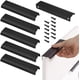 thumbnail image 1 of Tiradores para muebles, tiradores de puerta negros mate ocultos de 96 mm, tirador de perfil de aluminio, tirador integrado, tirador para muebles de cocina para muebles de cajones de armario interior, 1 of 4