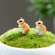 thumbnail image 4 of Figuras en miniatura de animales de resina, conejos y patos, minifiguras artesanales, macetas, adornos para jardín, suministros para jardines de hadas en miniatura, 4 of 5