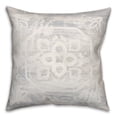 thumbnail image 2 of Creative Products White Textured Medallion II 18 x 18 Spun Poly Pillow, 2 of 3