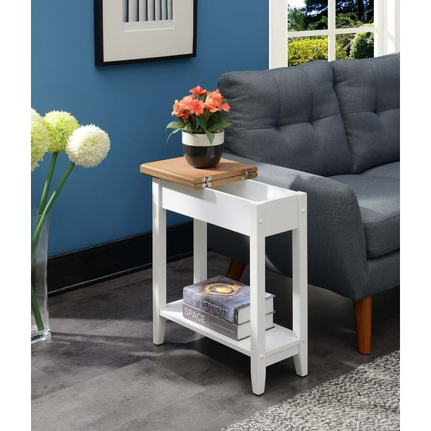 Convenience Concepts American Heritage Flip Top End Table, Multiple Colors