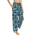 thumbnail image 2 of Daiia Anchors Women's Sleep Pant with Pockets and Drawstring,Pajama Pants-XX-Large, 2 of 9