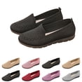 thumbnail image 4 of YOUYEDIAN Orthopedic Dress Shoes for Women Arch Support Nurse Shoes Wide Width Slip on Non Slip Walking Shoes Knitted Mesh Stretch Soft 2026 Foam Shoes, 4 of 4