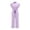 AO15-Light Purple, variant on Scrub Jumpsuit For Women - Stand-Up Collar One Piece Scrubs Multi Pockets Comfortable Scrubs Set For Nurses & Doctors Yellow L