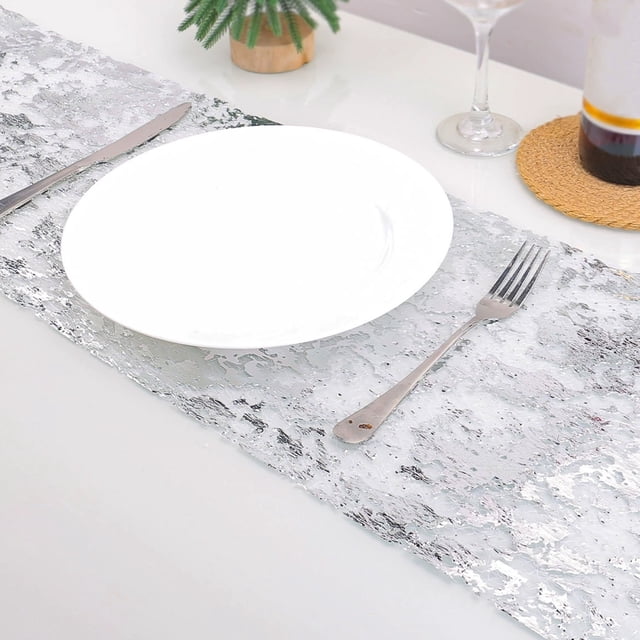 Table Runner Glitter Metal Mesh Table Runner Roll Table Decor For Weddings Birthday Parties Christmas