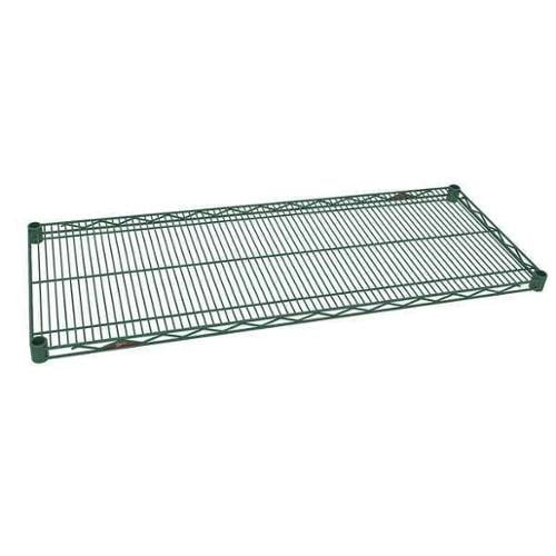 TableTop King 14 x 48 NSF Green Epoxy Wire Shelf
