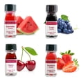 thumbnail image 2 of LorAnn Super Strength Fruity BDF32 Flavors in 1 dram bottles (.0125 fl oz - 3.7ml), Watermelon, Grape, Cherry, and Strawberry, 2 of 3