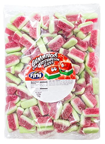 Watermelon Fruit Slices Gummy Candy 2.2 Pound