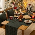 thumbnail image 4 of Christmas Plaid Placemats Set of 4, Green Blue Buffalo Checkered Tartan Winter Thanksgiving Xmas Table Mats for Dining Room Kitchen Table Decor, 4 of 7
