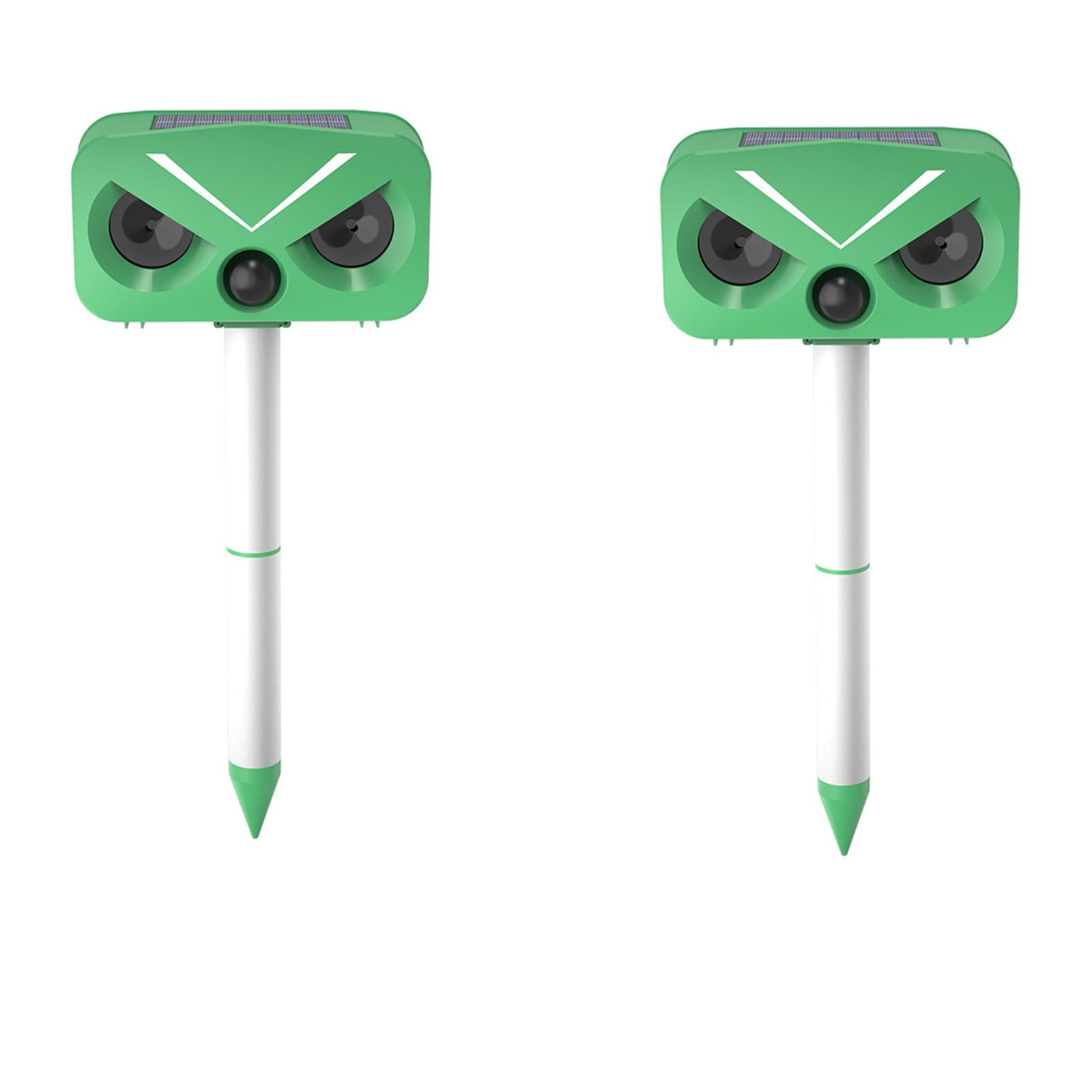 Jahy2Tech 2Pack Ultrasonic Outdoor Animal Repeller, Outdoor Solar Powered Animal Repeller Waterproof with Motion Sensor & Flashing Light
