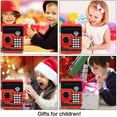 thumbnail image 5 of Mini alcancía electrónica ATM para niños, juguete para bebés, caja fuerte, caja de ahorro de dinero, cerradura con contraseña para niños, niños y niñas, el mejor regalo (rojo), 5 of 5