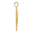 thumbnail image 2 of FB Jewels 14K Yellow Gold 3D Seahorse with Yellow Enamel Pendant, 2 of 5