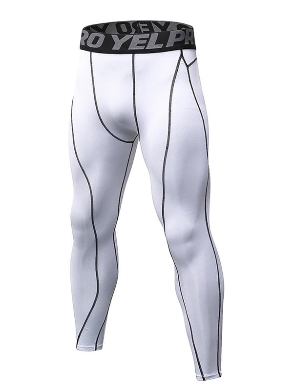 Men Gym Compression Slim Base Layer Sports Leggings Running Pants Trousers CA