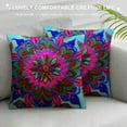 thumbnail image 3 of Creowell Indian Pillow Covers  Cushion Covers Decorative Throw Pillow Case, Outdoor Cushions, Boho White, 3 of 5