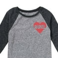 thumbnail image 3 of Marvel - Heart Valentine - Kids Raglan, 3 of 5