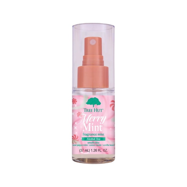Fragrance Mist Tree Hut Mini Merry Mint, 37 ml, tamaño de viaje