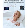 thumbnail image 2 of Shower Speaker Bluetooth Waterproof, Portable Wireless Bathroom Speaker with HD Sound & Deep Bass, IPX7 Waterproof Mini Speaker with Shower Phone Holder, for Shower, Pool & Travel, 2 of 7