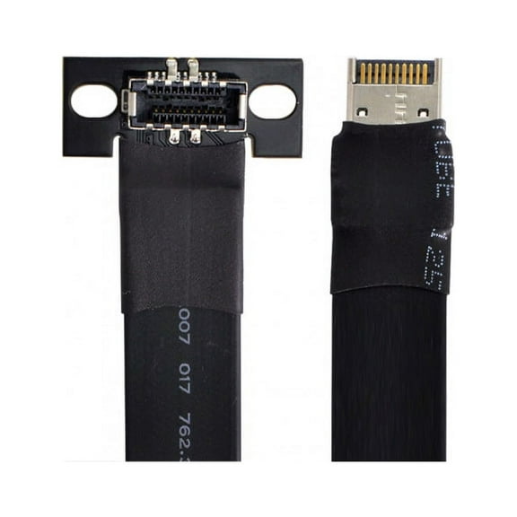 FVH USB 3.1 Front Panel Header Male to Female Type-E Motherboard Extension Data Cable 50cm