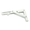 thumbnail image 4 of WRISTBIQUE Triangle Bracket 1Set Durable Bearing Cold Rolled Steel Wall Mount 25x13cm 9.8x5.1in, 4 of 8