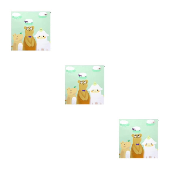 Naiovety Trona Splat Mat Baby Playmat Alfombra antideslizante Dibujos animados Impreso Poliéster suave Interior para Picnic Pad Bear 110110cm Type1 NO1