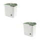 thumbnail image 3 of Bote de basura colgante Bearachild 9L Blanco Verde 2Conjunto, 3 of 6